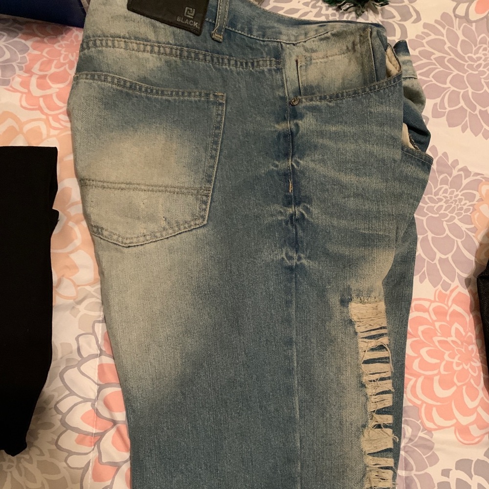 Blue Ripped Jeans